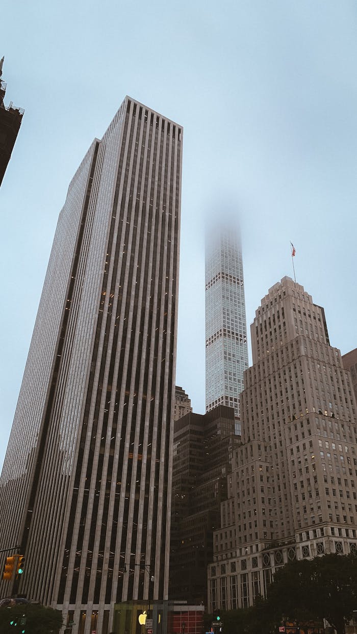General Motors Building with the 432 Park Avenue in the Background